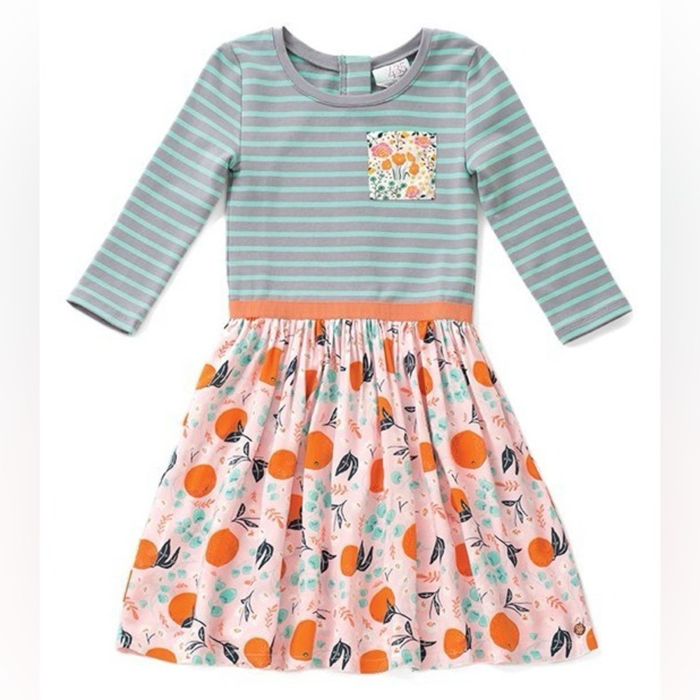 Matilda Jane 435, Joanna Gaines Freah Squeezed Clementine Dress